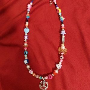 "ACE " necklace handmade by me 90s style one of a kind unique ✨️✨️